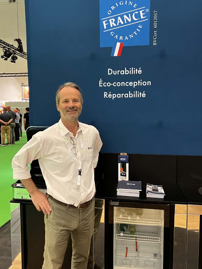 "Aujourd'hui la vague du Made in France est là et nous surfons dessus" . Mais Antoine Thomas, co dirigeant d'Eno se souvient  des temps pas si anciens où l' argument tricolore n'était pas aussi audible...