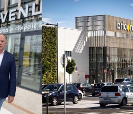 Michael Rouyer devant le magasin Bricorama de La Chapelle Saint Luc
