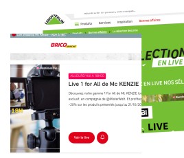 GSB : la fête des "live" ou le retour (en ligne) du camelot