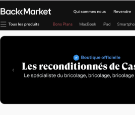 Castorama ouvre une boutique sur Back Market