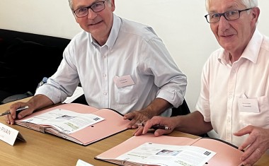 Mathieu Pivain, Président de la FM et Jean-Luc Guéry, Président d'Inoha