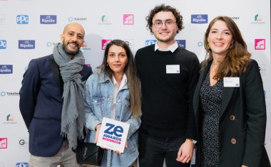 L'équipe Castorama de Roanne avec l'équipe Handywork