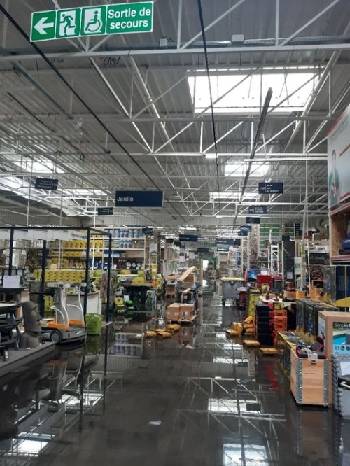 Leroy merlin inondé